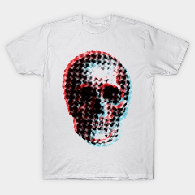 Skull glitch T-Shirt by WRDY